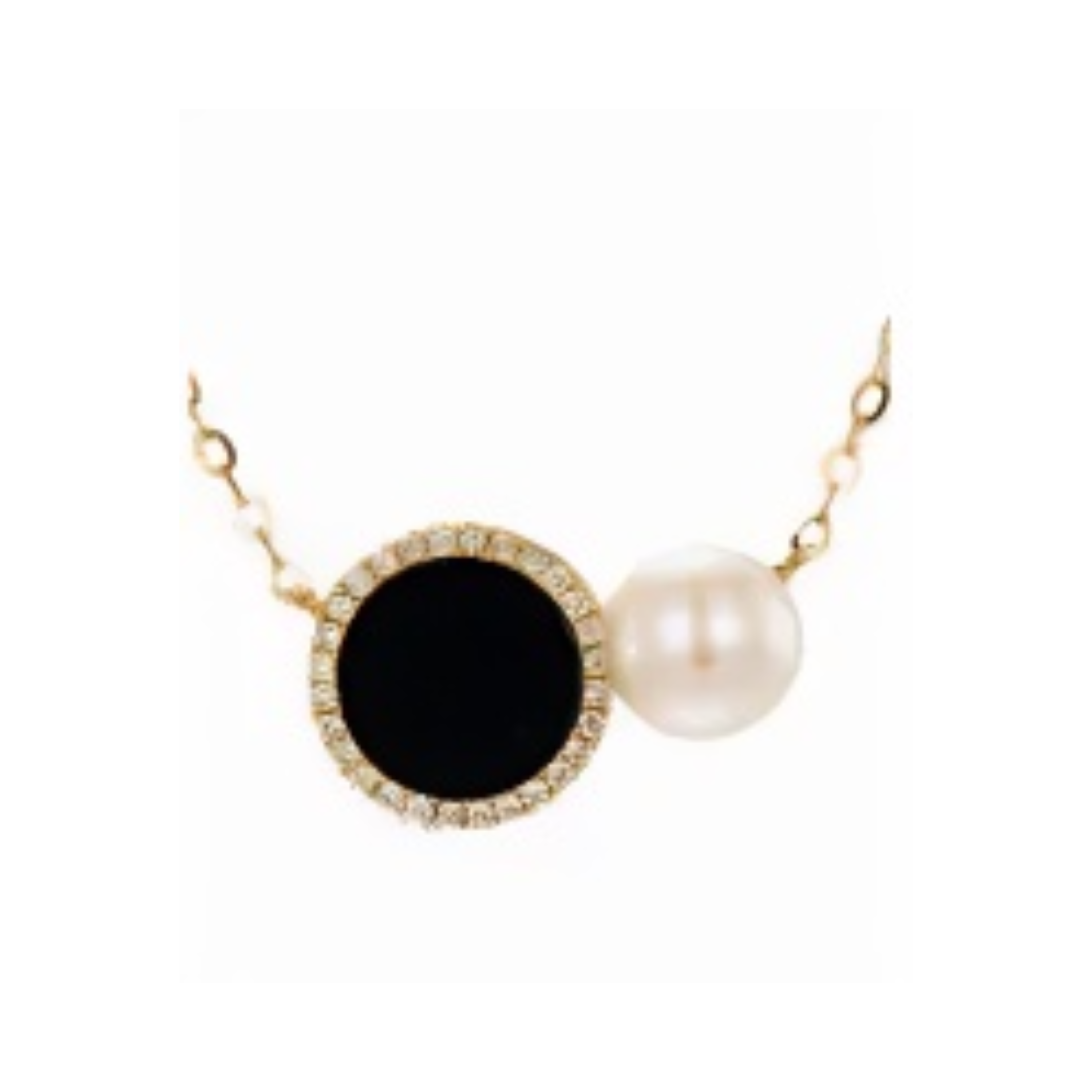 PEARL & DIAMOND JEWELLERY LAPIS STONE NECKLACE