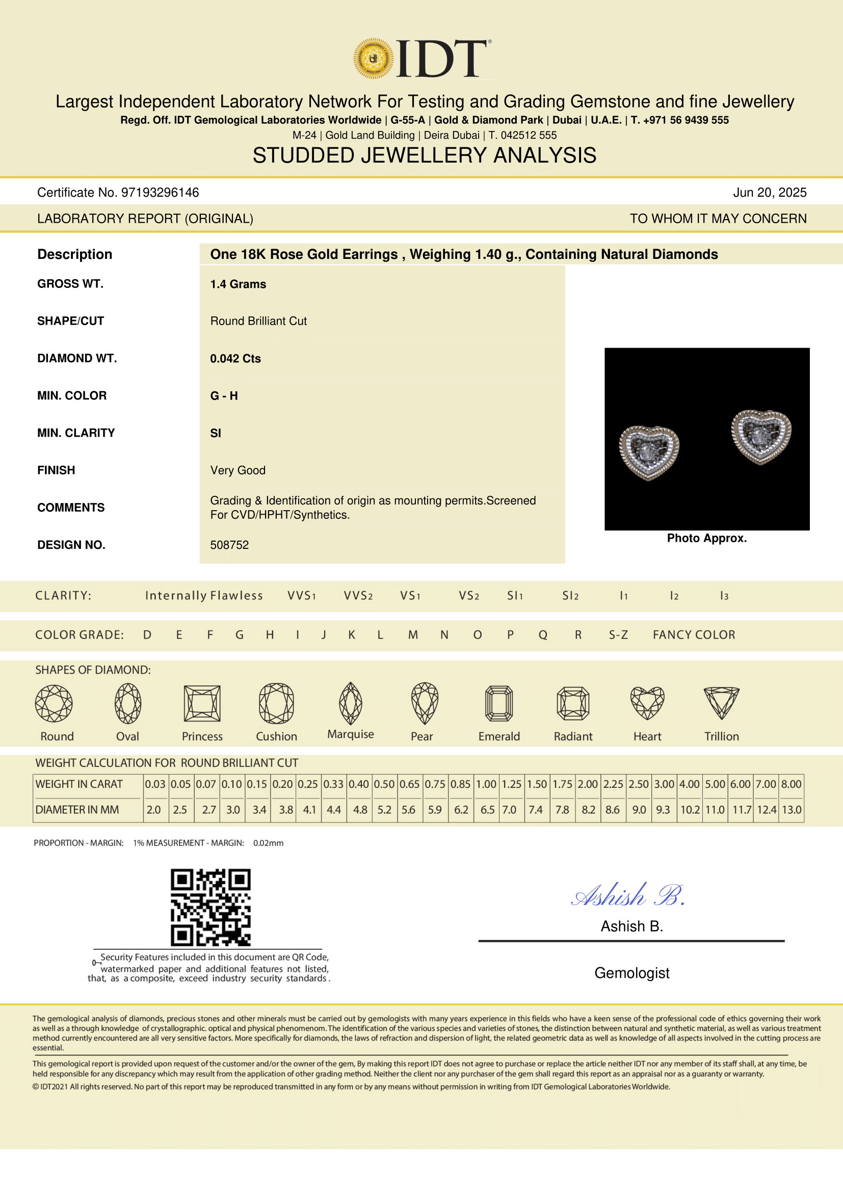 DIAMOND JEWELLERY EARRNING