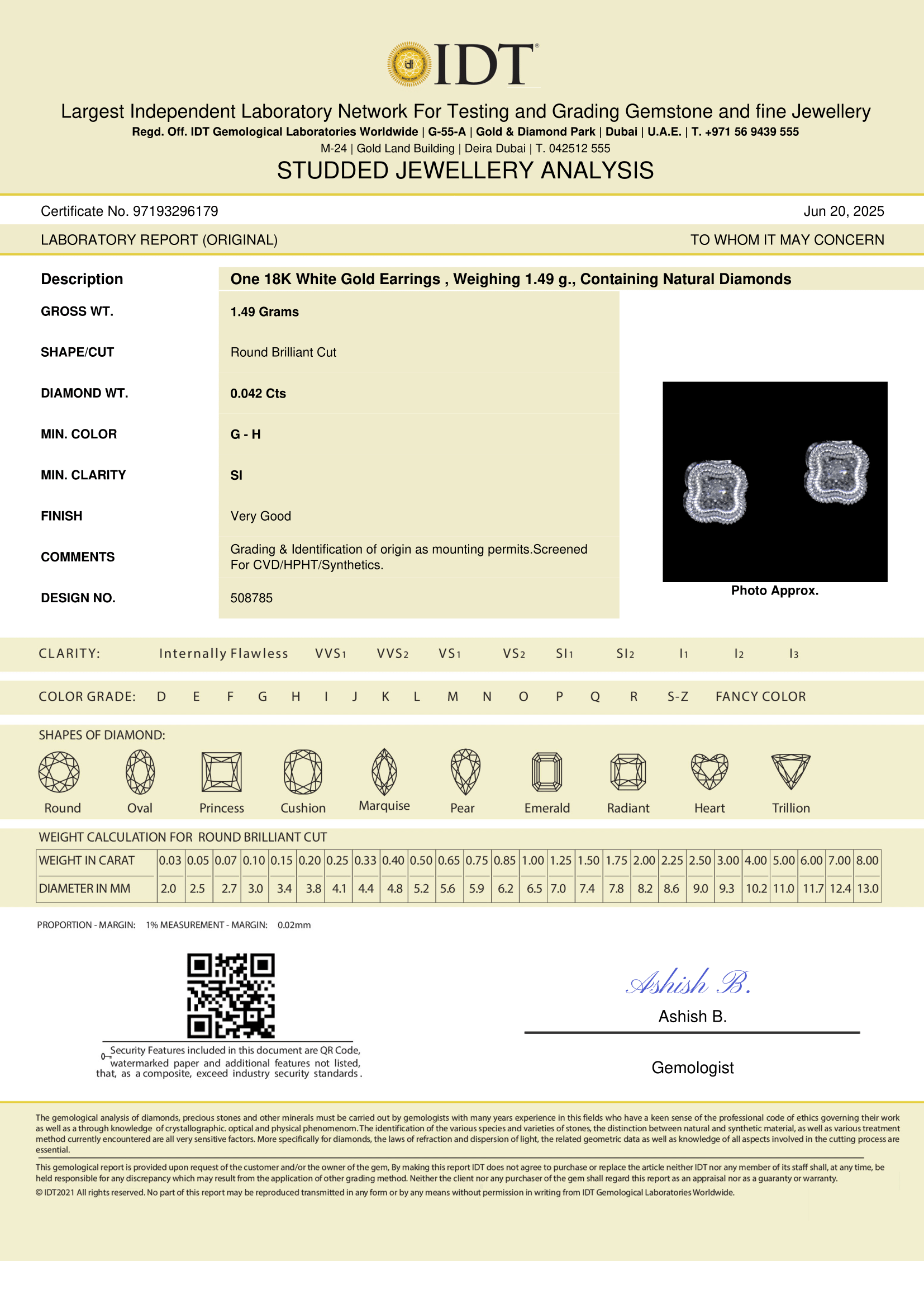 DIAMOND JEWELLERY EARRINGS