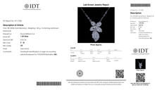 تحميل الصورة إلى عارض المعرض، قلادة واحدة من الذهب عيار 18 قيراطًا والألماس المزروع في المختبر
