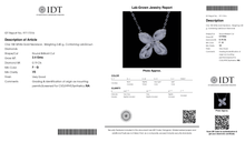 تحميل الصورة إلى عارض المعرض، قلادة واحدة من الذهب عيار 18 قيراطًا والألماس المزروع في المختبر
