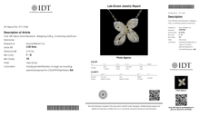 تحميل الصورة إلى عارض المعرض، قلادة واحدة من الذهب عيار 18 قيراطًا والألماس المزروع في المختبر
