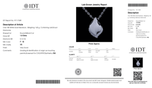 تحميل الصورة إلى عارض المعرض، قلادة واحدة من الذهب عيار 18 قيراطًا والألماس المزروع في المختبر
