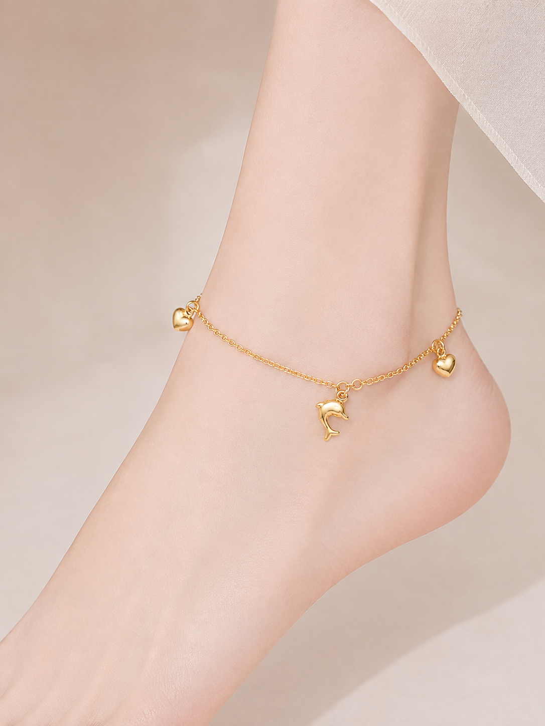 Gold Jewellery Anklet
