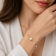 Load image into Gallery viewer, Diamond Pearl Jewellery Bracelet
