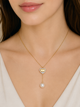 تحميل الصورة إلى عارض المعرض، Diamond Pearl Jewellery Necklace
