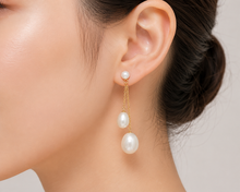 Load image into Gallery viewer, Pearl Jewellery Earrings
