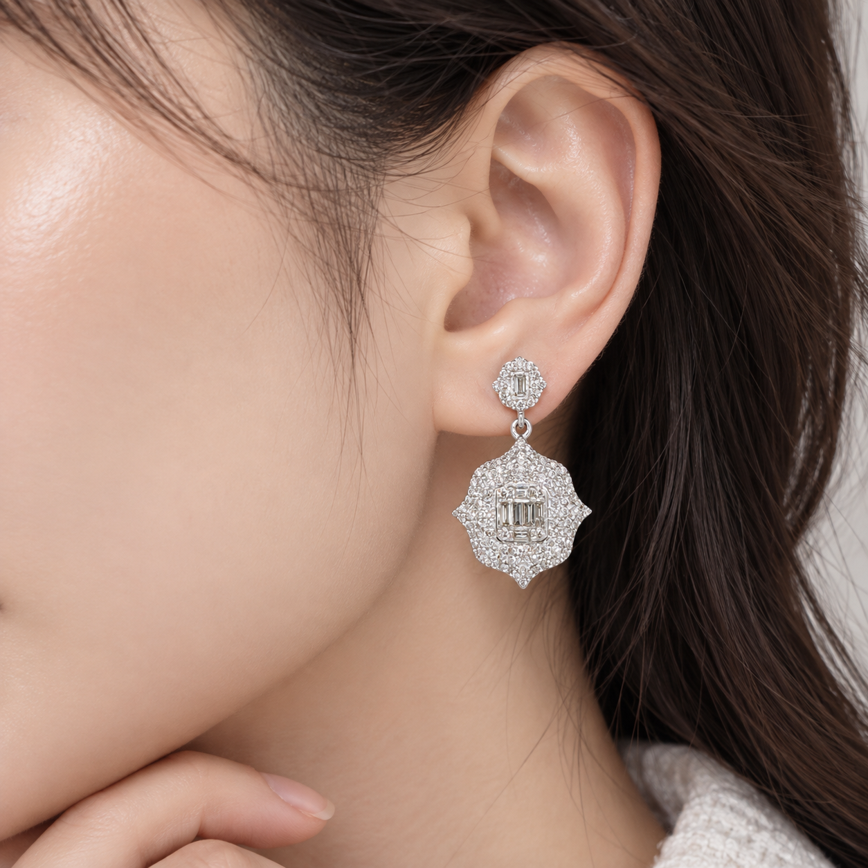 Diamond Jewellery Earrings