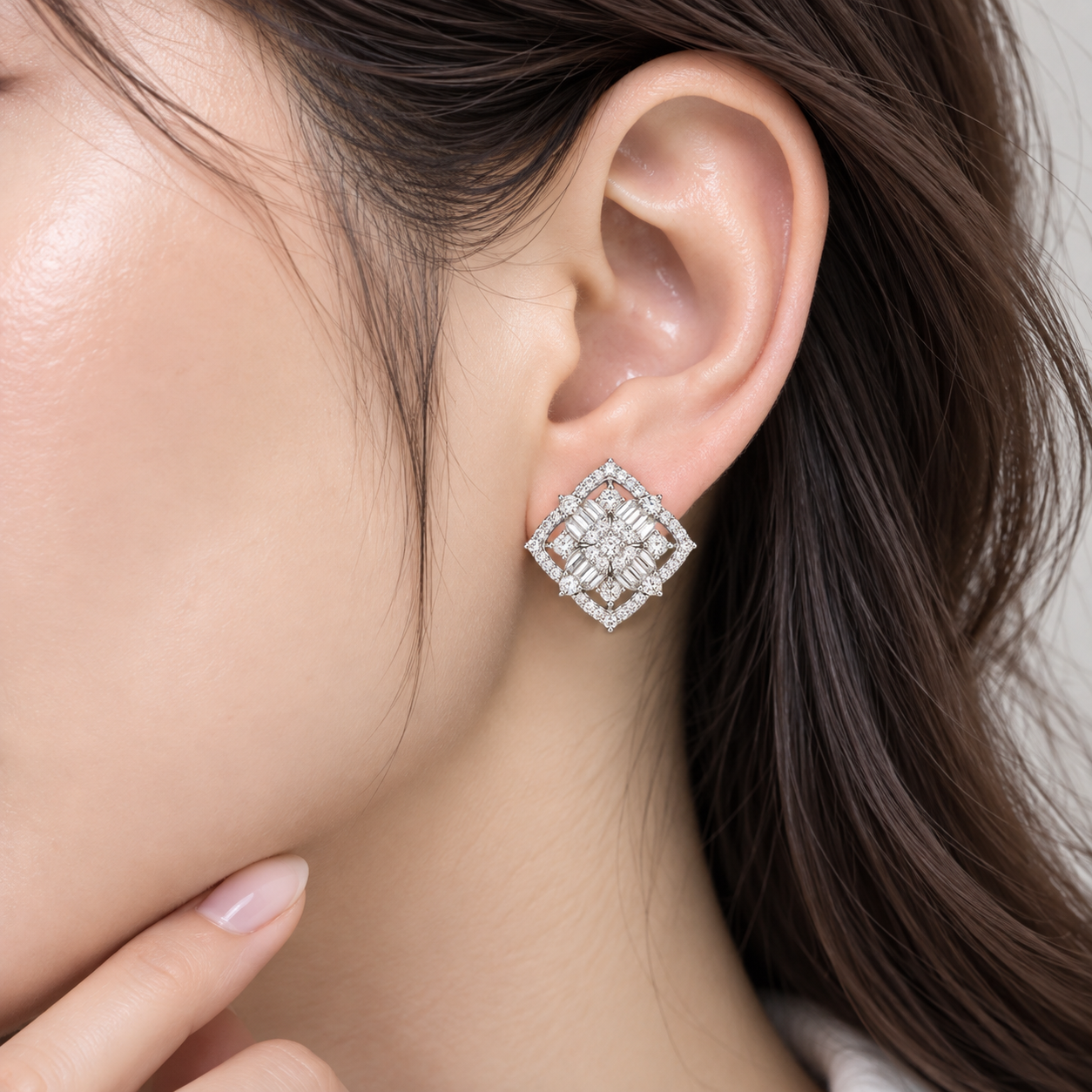 Diamond Jewellery Earrings