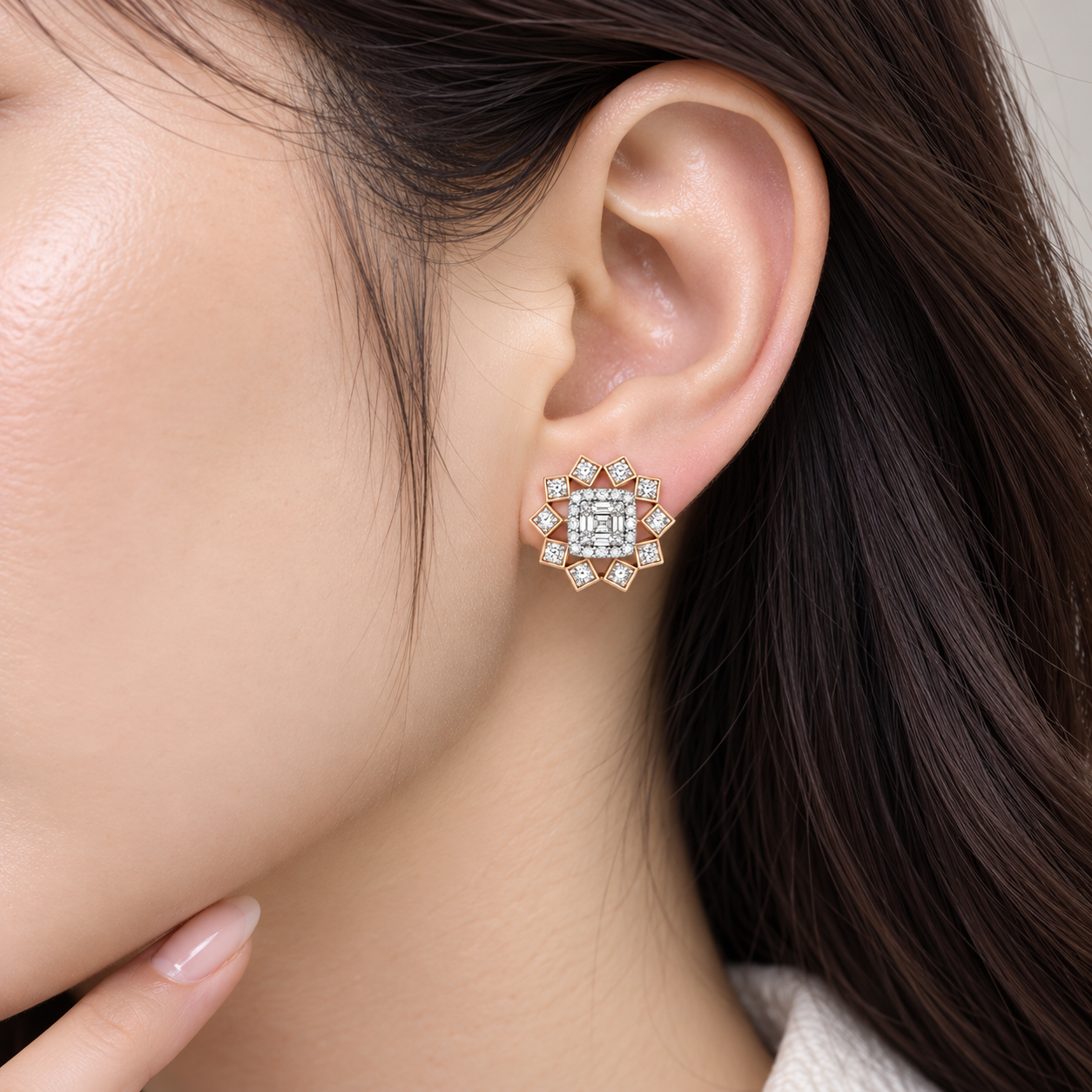 Diamond Jewellery Earrings