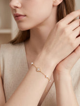 Load image into Gallery viewer, Diamond Pearl Jewellery Bracelet
