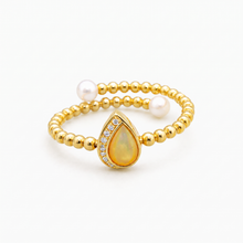 Load image into Gallery viewer, Diamond Pearl Jewellery Ring
