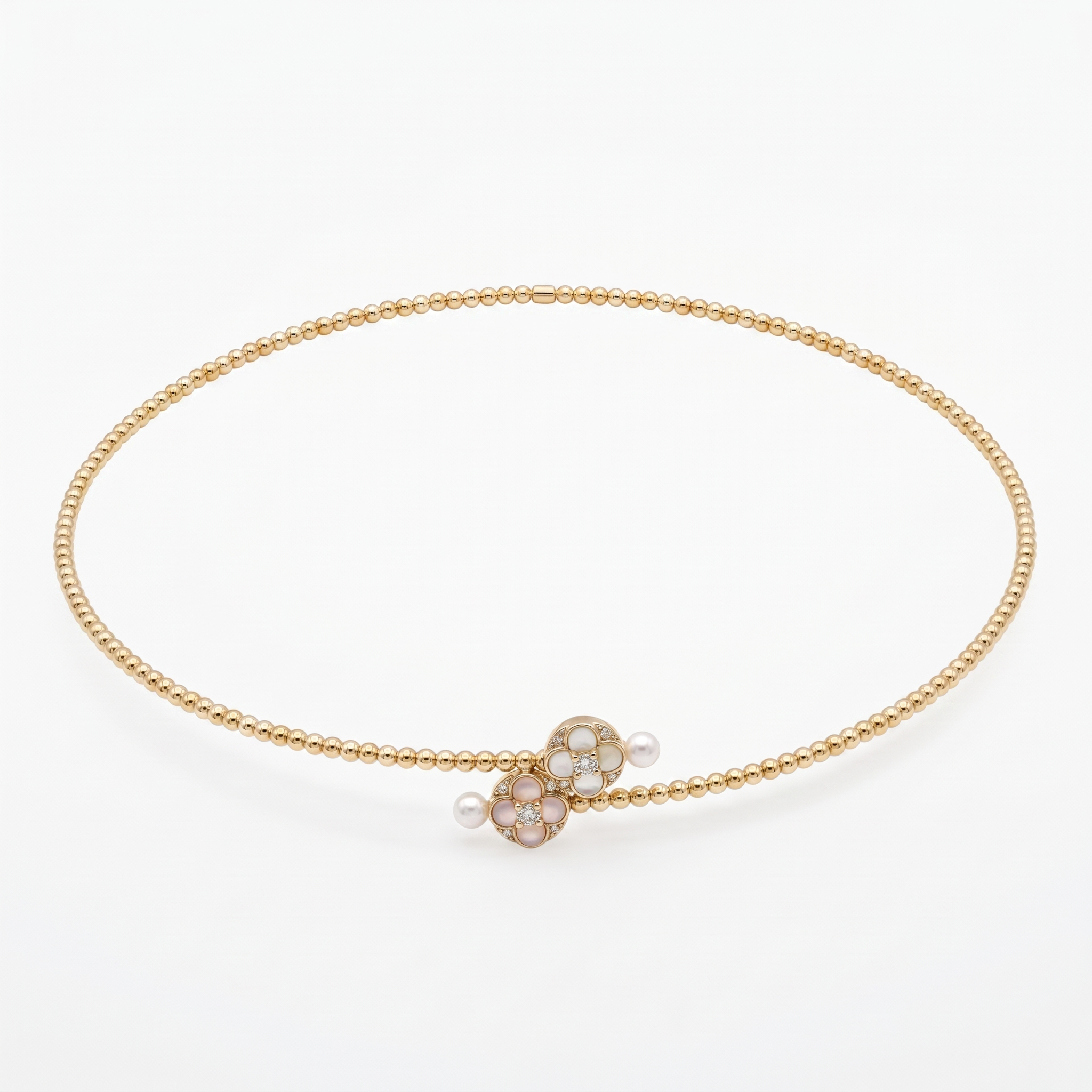 Diamond Pearl Jewellery Necklace Choker
