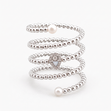 Load image into Gallery viewer, Diamond Pearl Jewellery Ring
