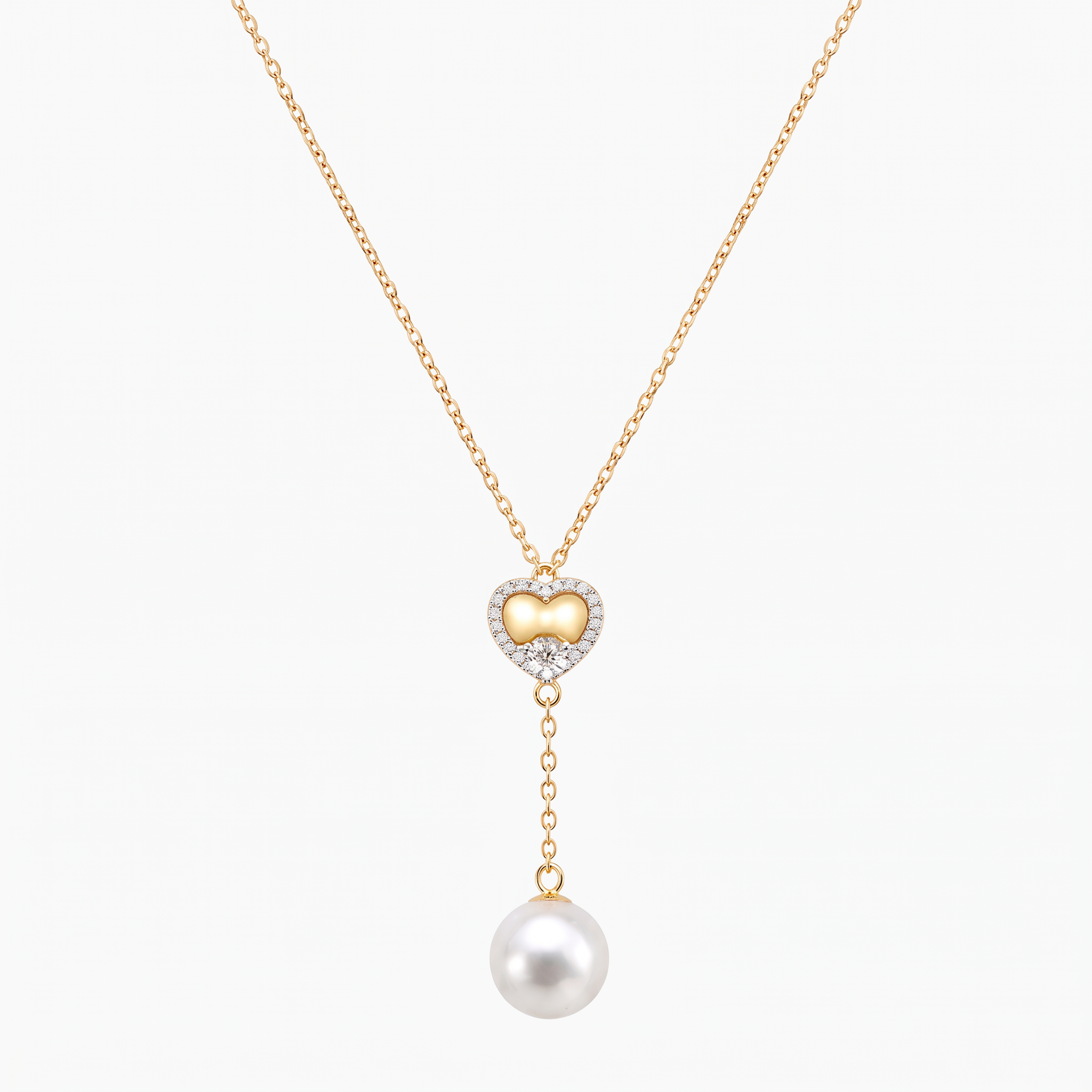 Diamond Pearl Jewellery Necklace