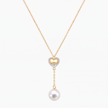تحميل الصورة إلى عارض المعرض، Diamond Pearl Jewellery Necklace
