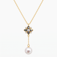 Load image into Gallery viewer, Diamond Pearl Jewellery Necklace
