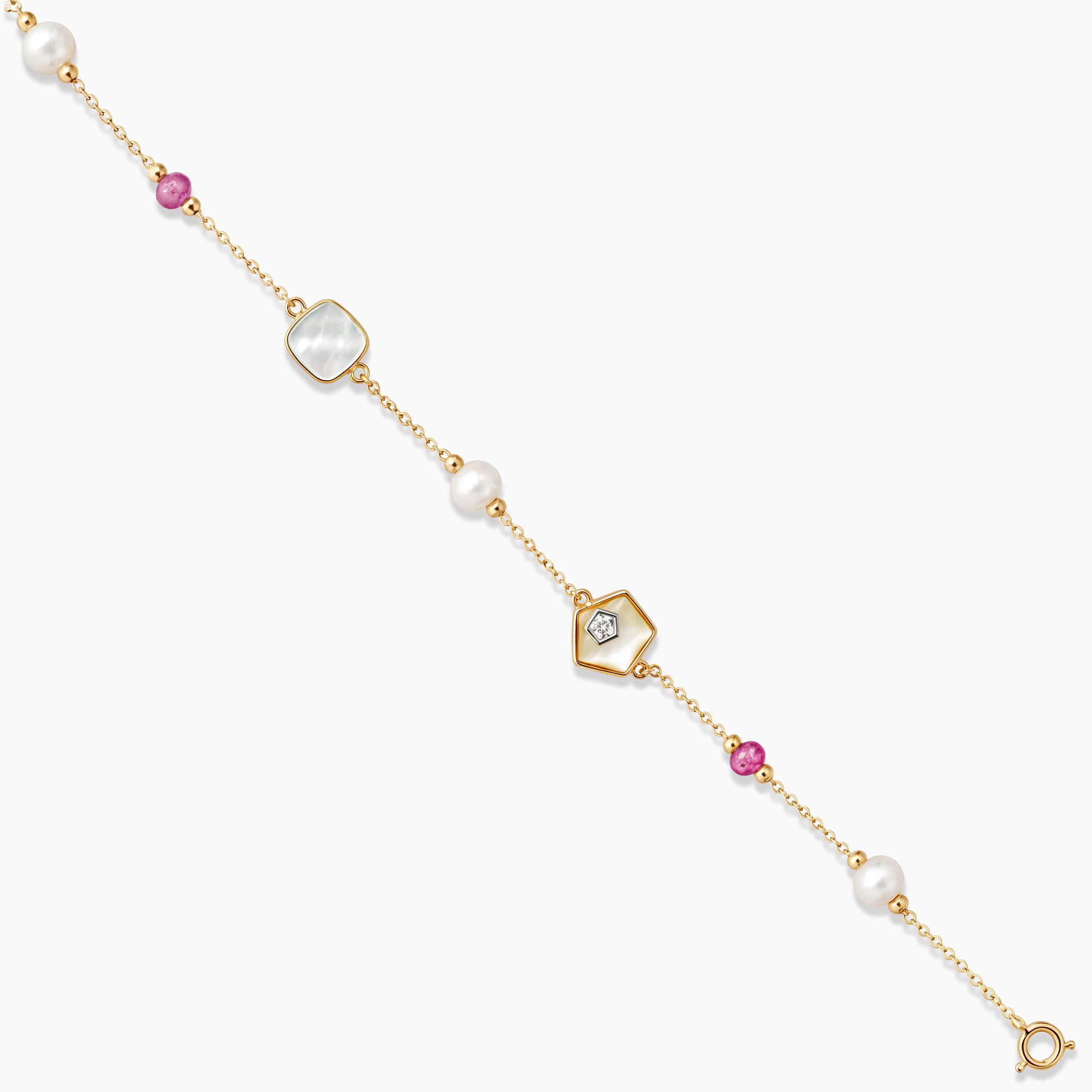 Diamond Pearl Jewellery Bracelet
