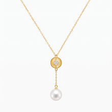 تحميل الصورة إلى عارض المعرض، Diamond Pearl Jewellery Necklace
