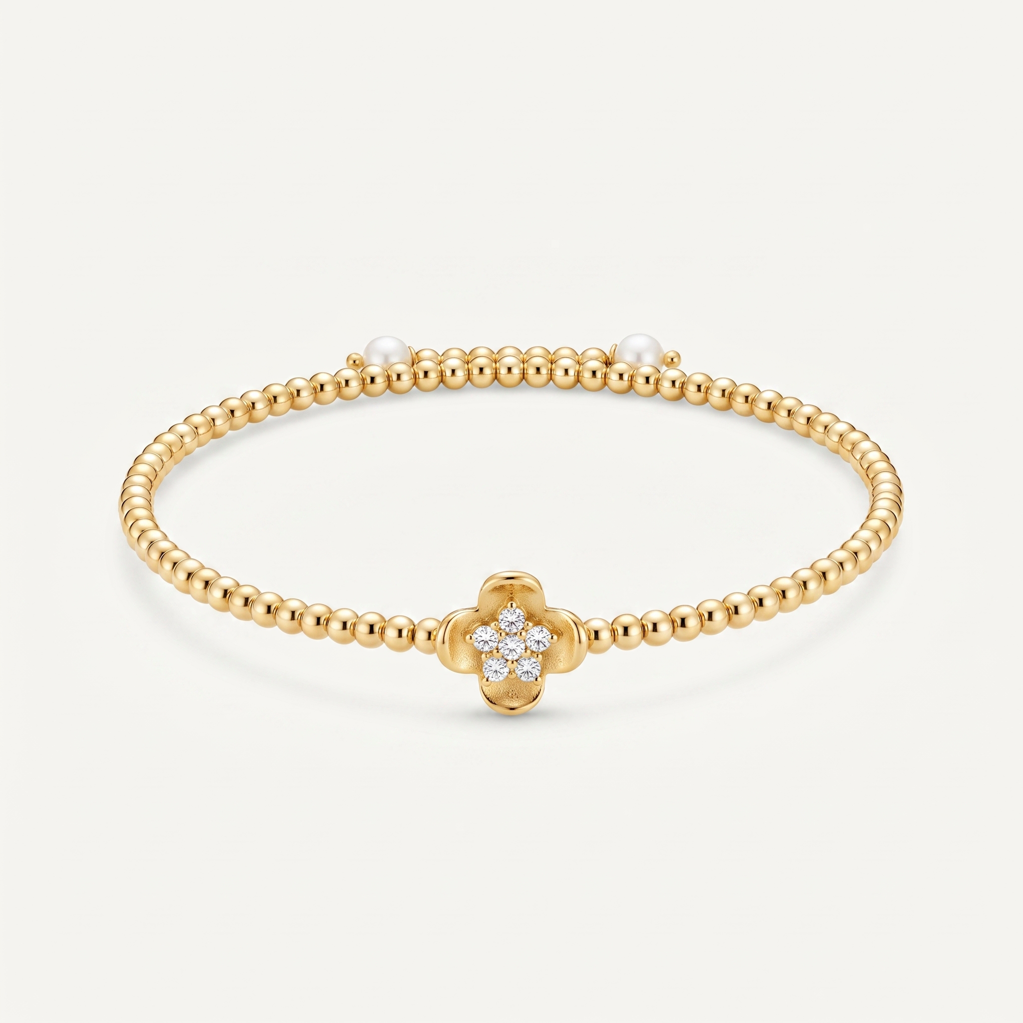 Diamond Pearl Jewellery Bangle