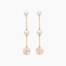 Load image into Gallery viewer, Diamond Pearl Jewellery Earrings
