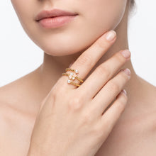 Load image into Gallery viewer, Diamond Pearl Jewellery Ring
