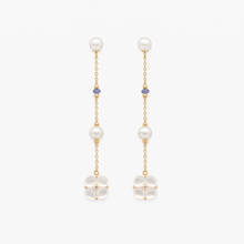 Load image into Gallery viewer, Diamond Pearl Jewellery Earrings
