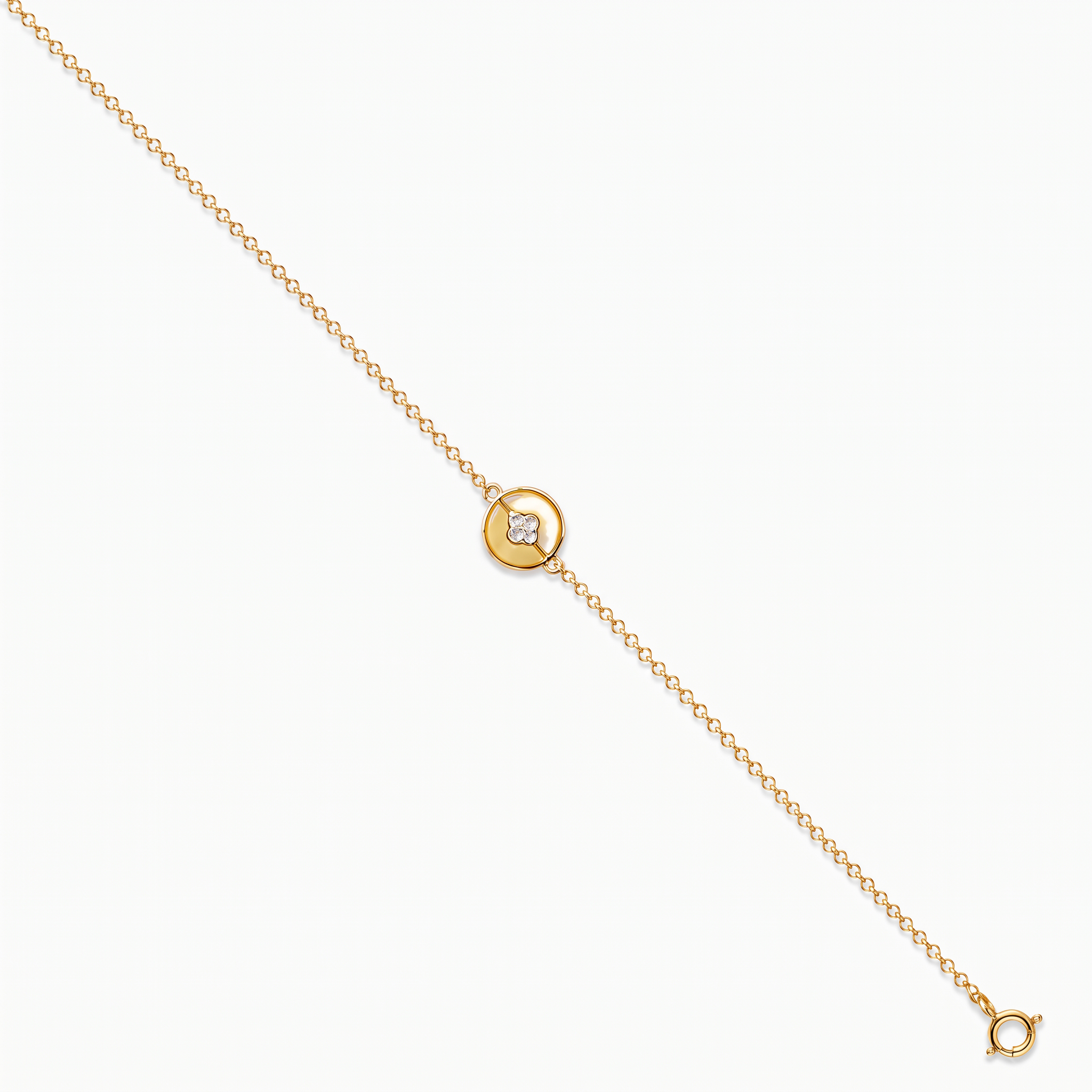 Diamond Pearl Jewellery Bracelet