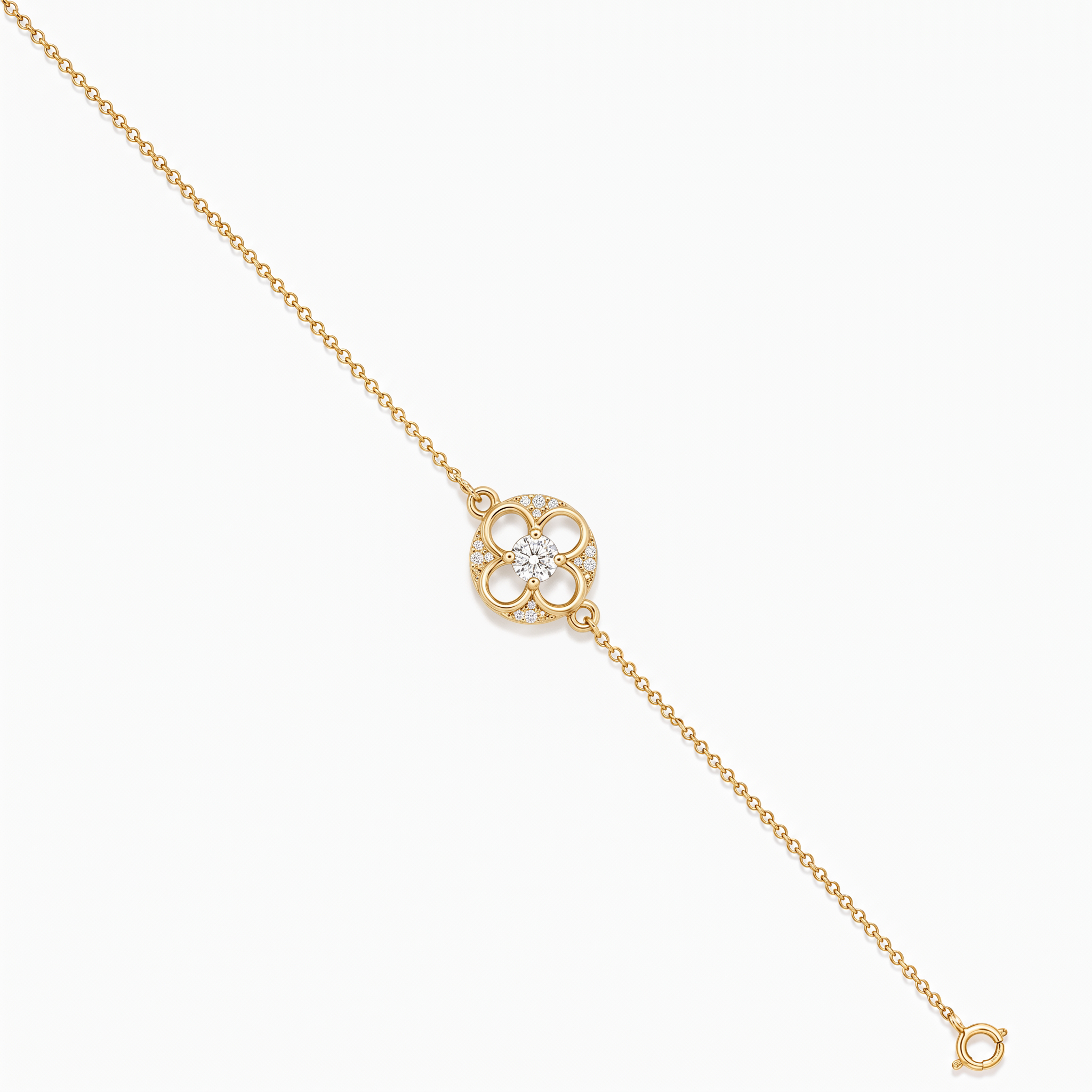 Diamond Pearl Jewellery Bracelet