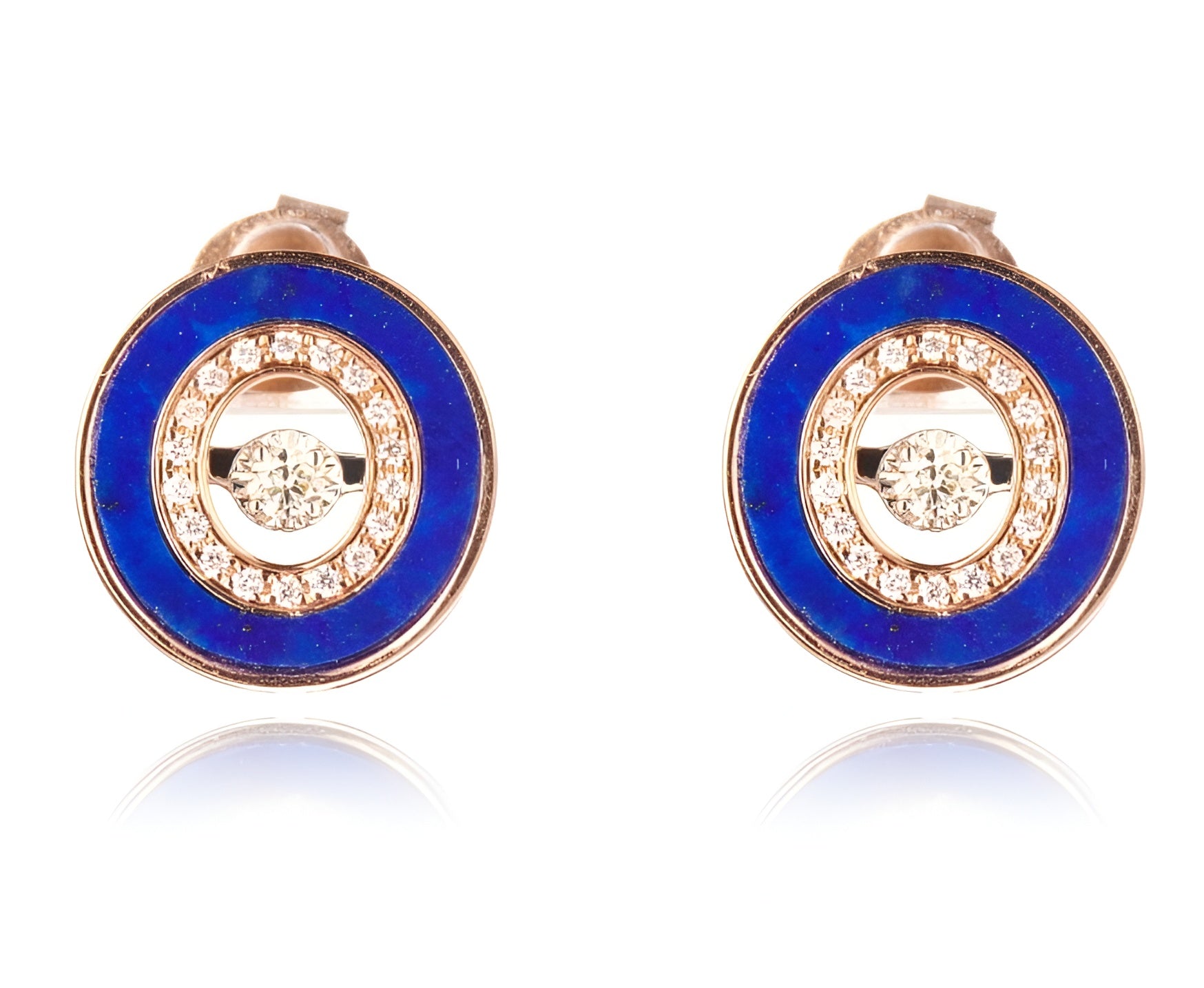 أقراط مجوهرات الماس