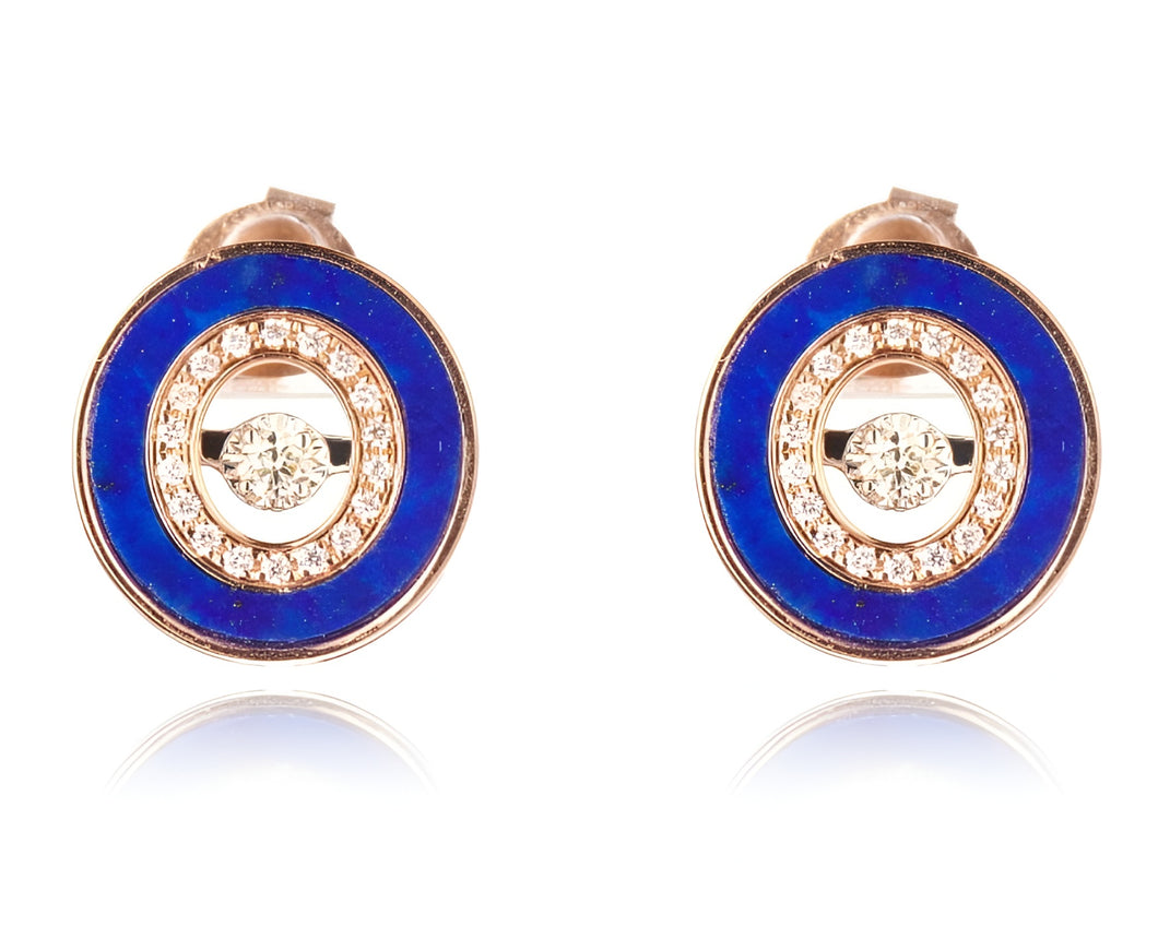 أقراط مجوهرات الماس