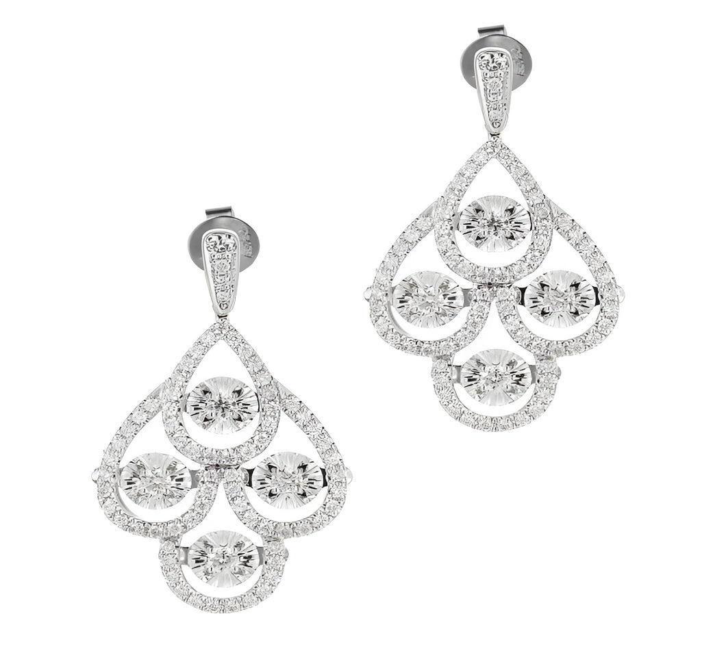 DIAMOND JEWELLERY EARRNING