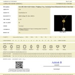 قلادة مرصعة بالألماس واللؤلؤ
