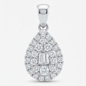 Diamond Jewellery Chain & Pendant