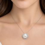 Diamond Jewellery Chain & Pendant