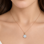 Diamond Jewellery Chain & Pendant