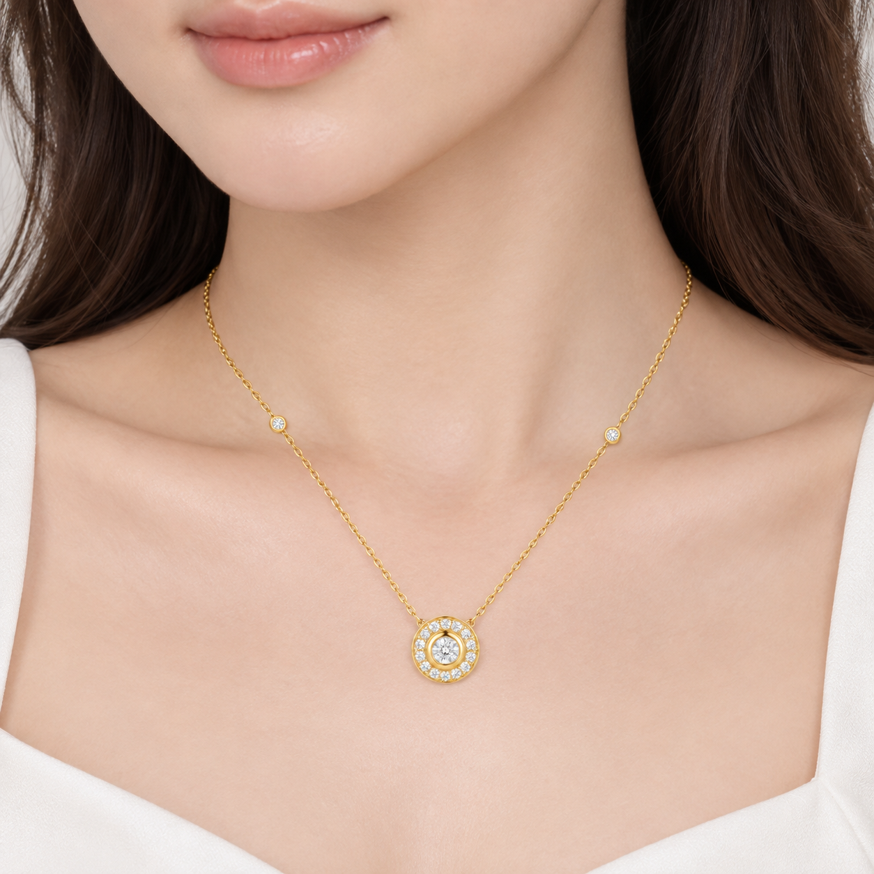 Diamonds Jewellery Necklace