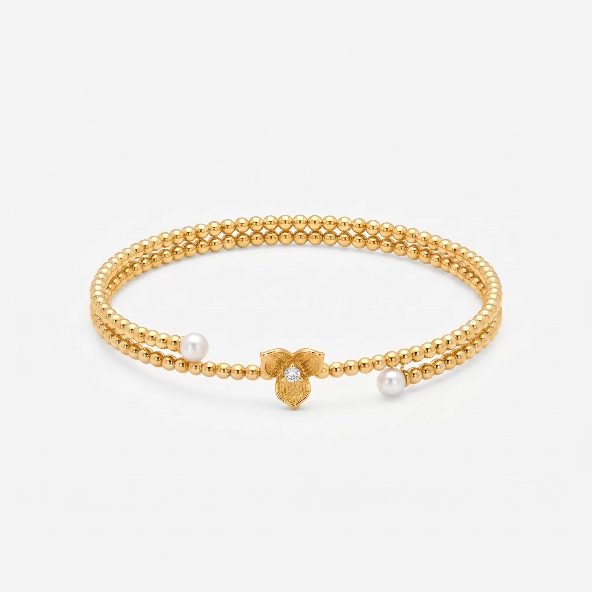 Diamond Pearl Jewellery Bangle