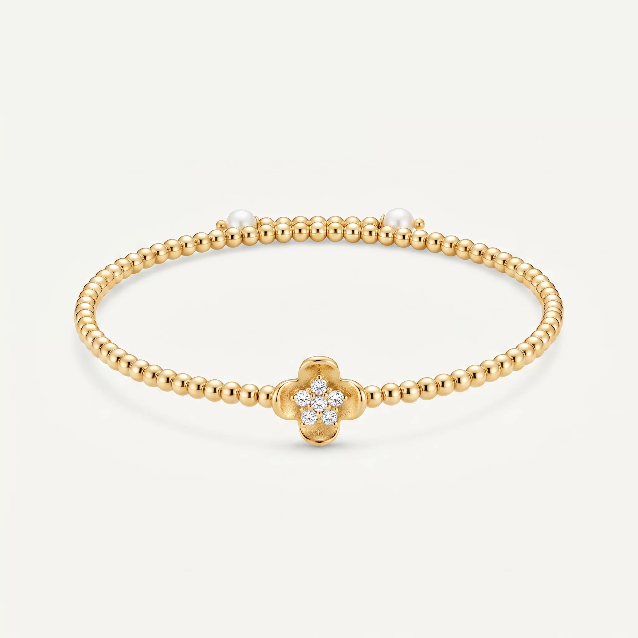 Diamond Pearl Jewellery Bangle