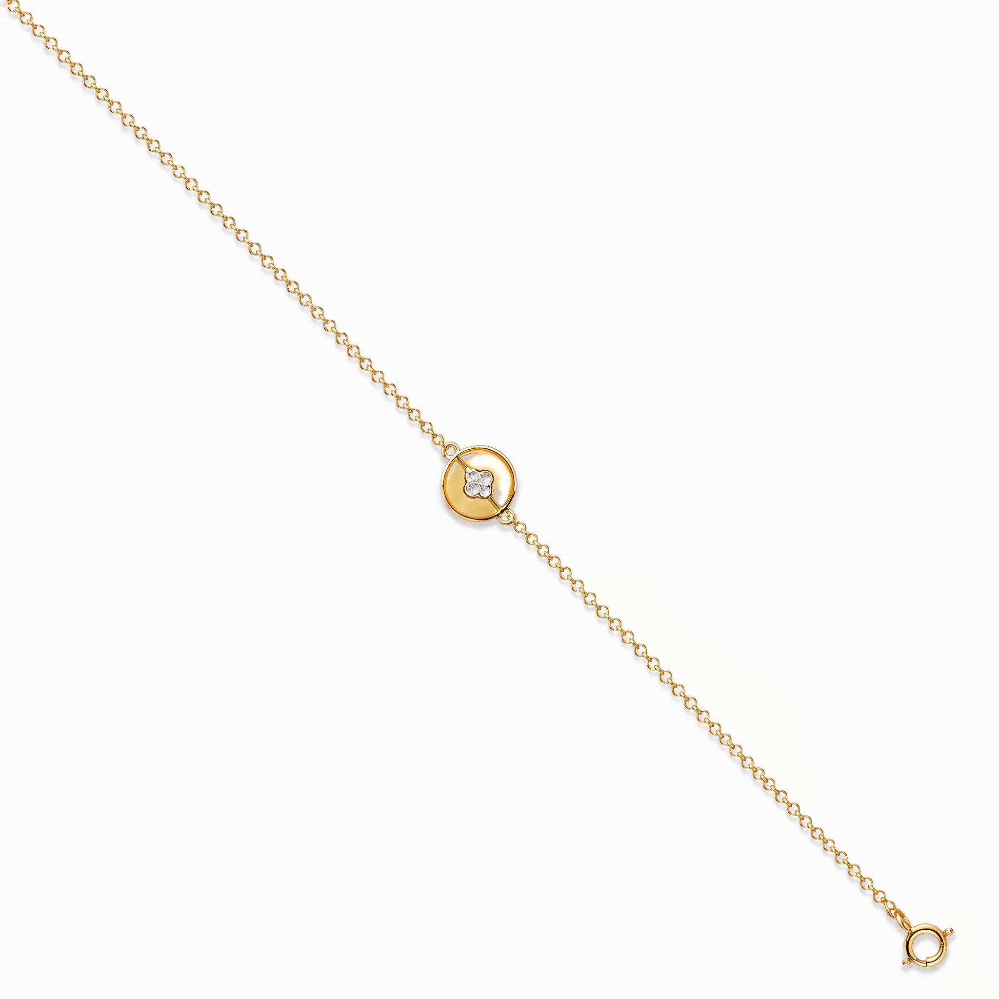Diamond Pearl Jewellery Bracelet