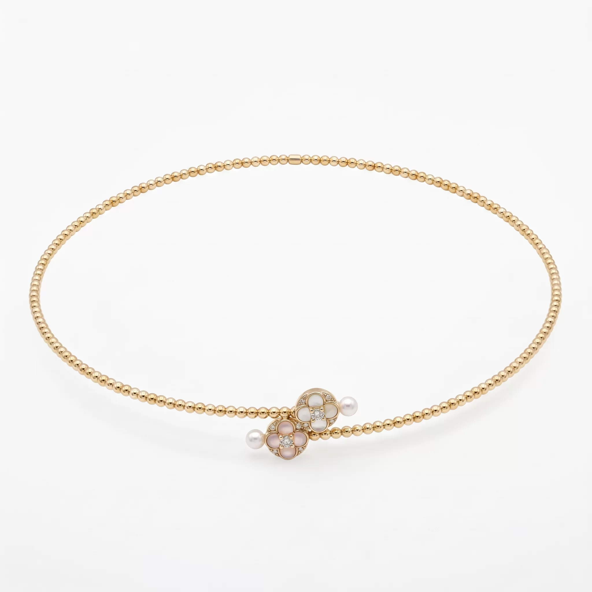 Diamond Pearl Jewellery Necklace Choker