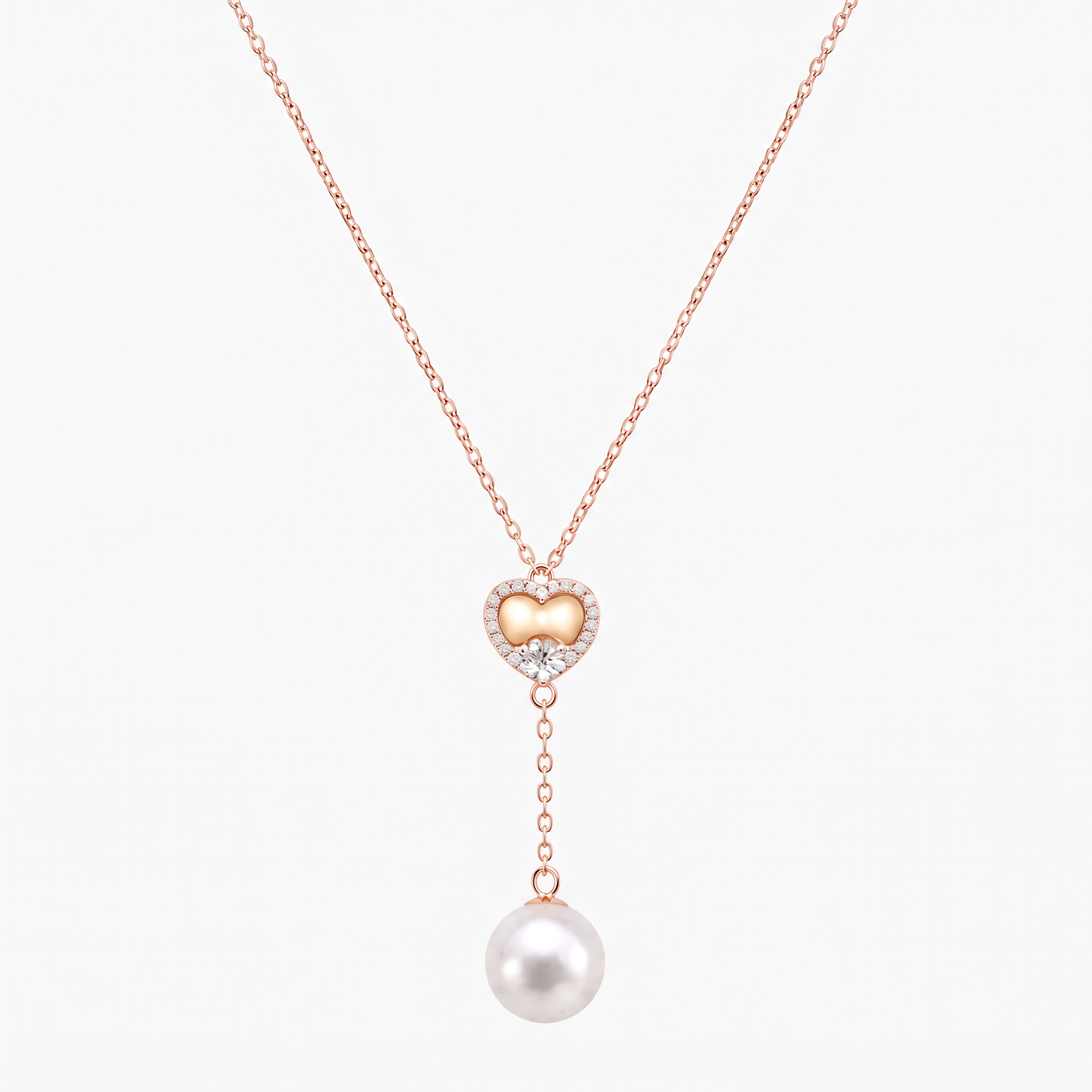 Diamond Pearl Jewellery Necklace