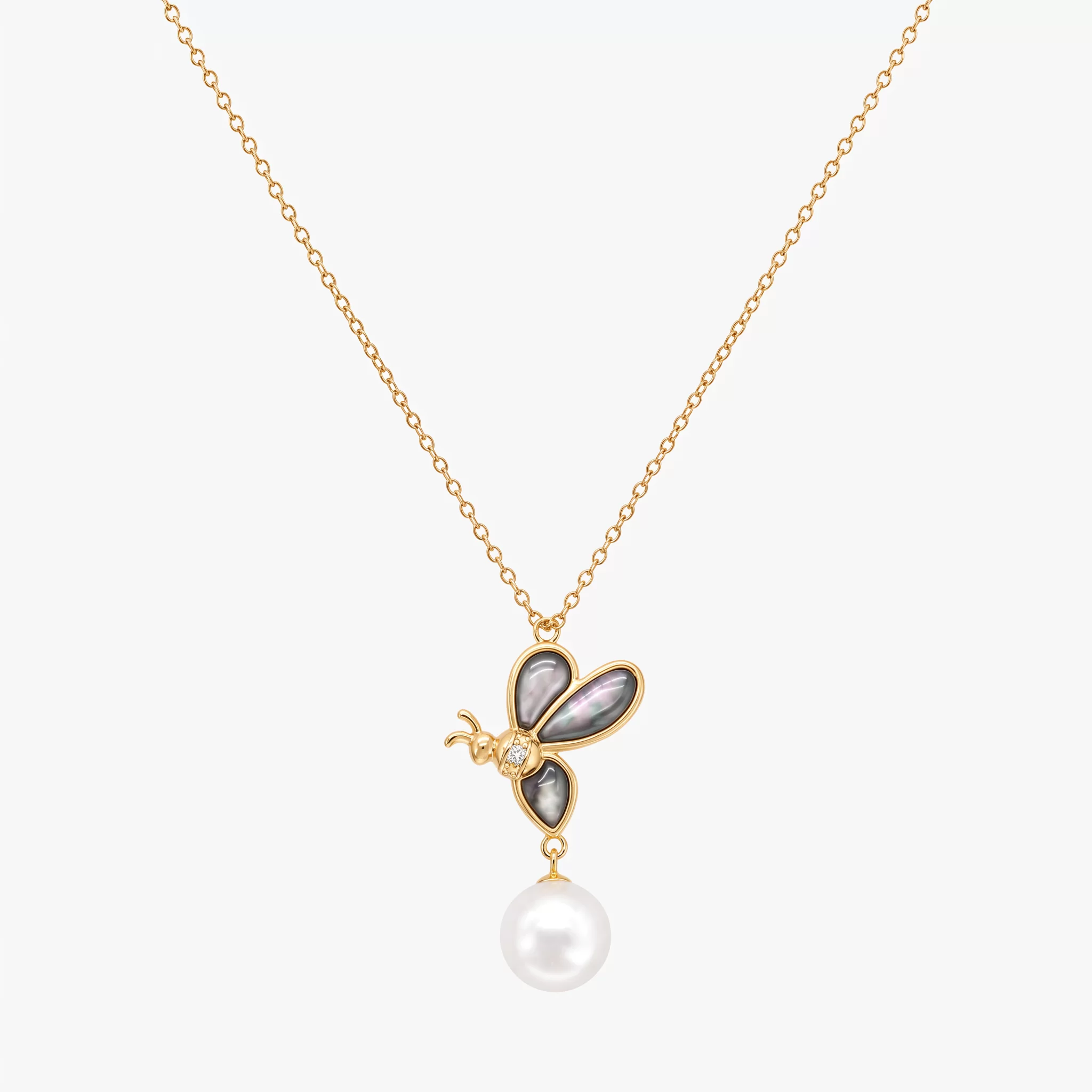 Diamond Pearl Jewellery Necklace