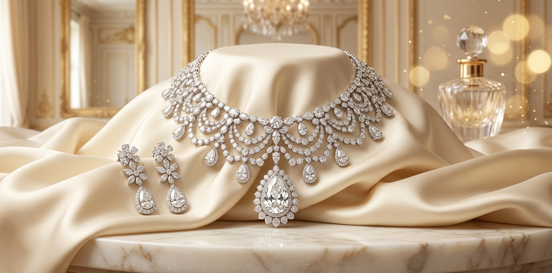 Royal Diamond & Emerald Parure